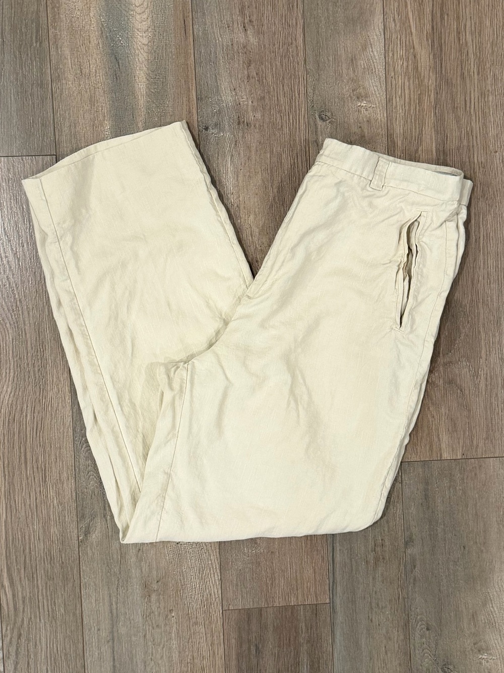 Tommy Bahama Cream Silk Pants